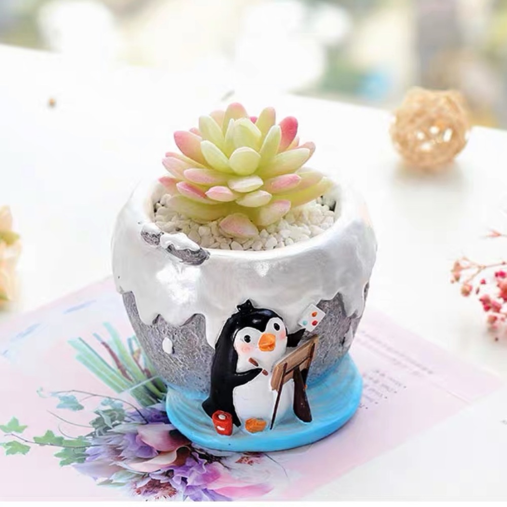 Flower pot, Resin Succulent Pot